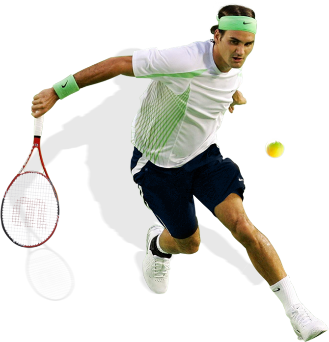 Tennis Action Shot